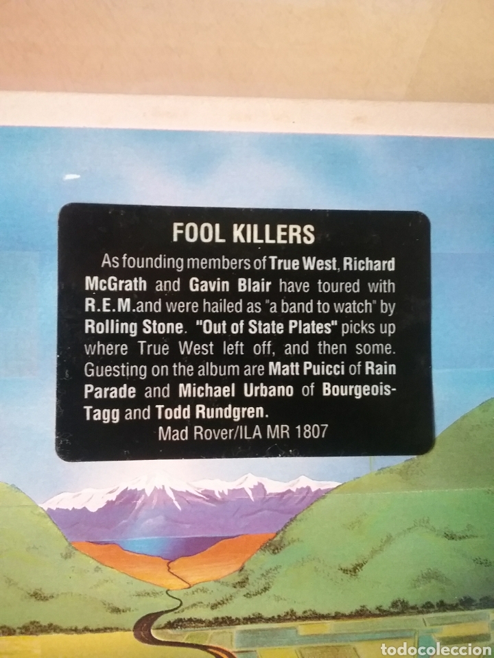 Discos de vinilo: FOOL KILLERS 1988 Mad Rover Records C.A. - Foto 2