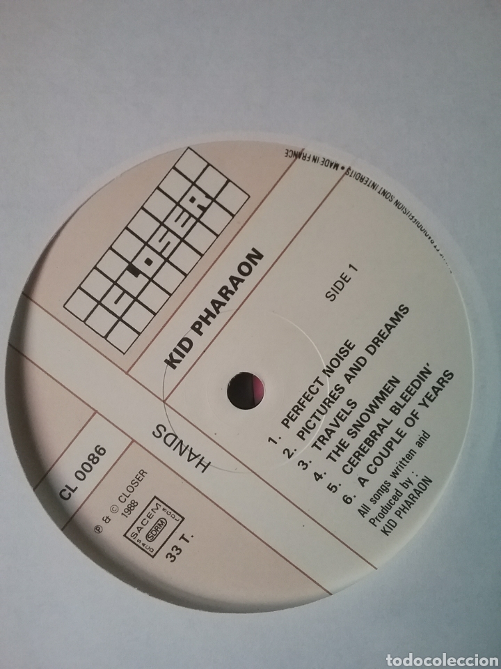 Discos de vinilo: KID PHARAON &rdquo; Hands&rdquo; Doble Lp Closer Records - Foto 5