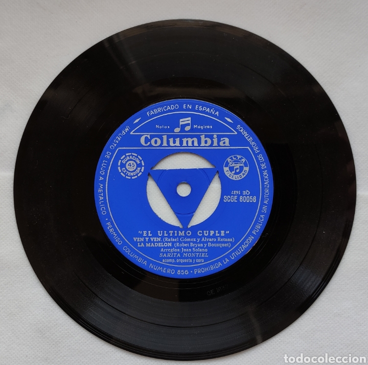 Discos de vinilo: SARITA MONTIEL - Foto 5