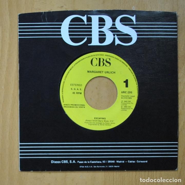 Discos de vinilo: MARGARET URLICH - ESCAPING - SINGLE - Foto 1