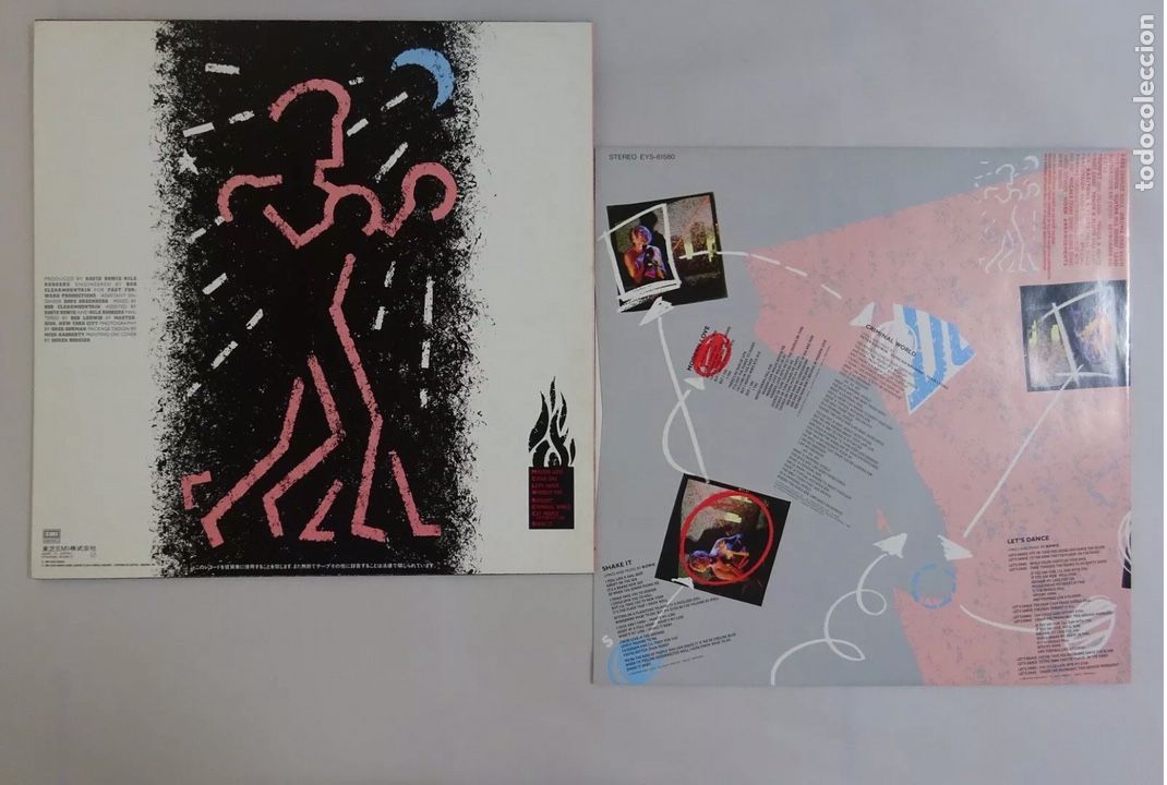 Discos de vinilo: David Bowie Lets Dance Japon Promo LP - Foto 2