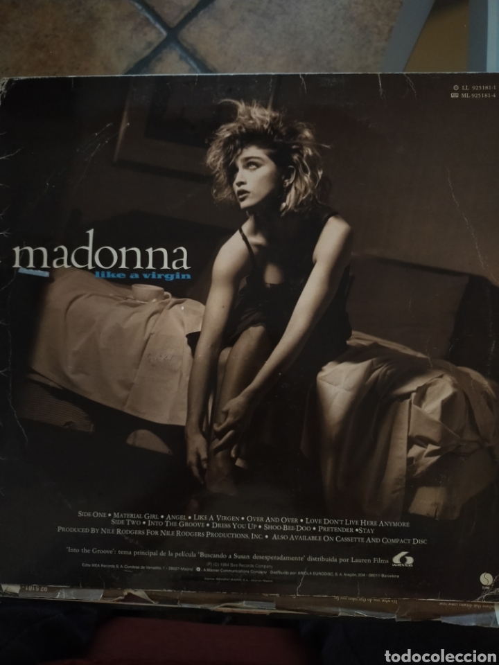 madonna like a virgin vinilo - Buy LP vinyl records of Pop-Rock  International of the 80s on todocoleccion
