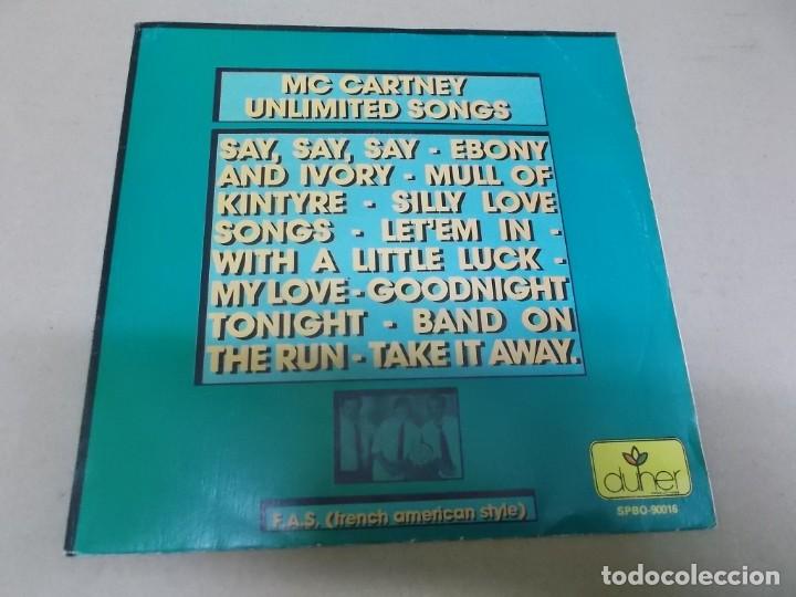 Discos de vinilo: FRENCH AMERICAN STYLE (SN) MCCARTNEY UNLIMITED SONG A&Ntilde;O 1984
