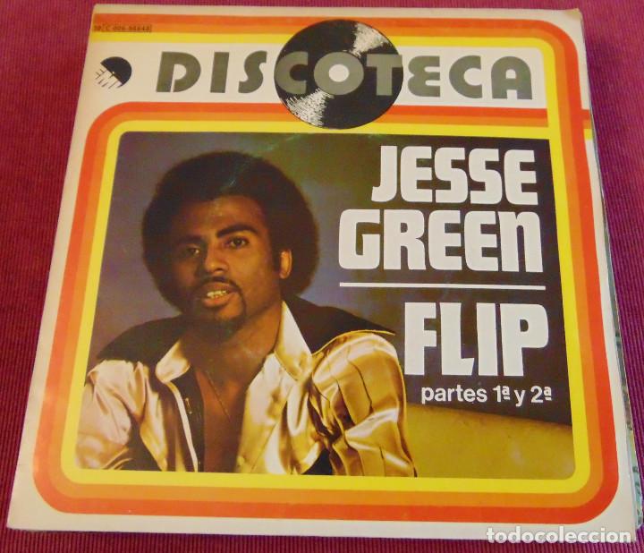 Discos de vinilo: Jesse Green &ndash; Flip (Partes 1&ordf; Y 2&ordf;) - SINGLE 1976 - Foto 1