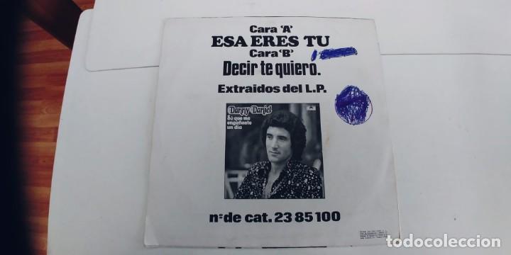Discos de vinilo: DANNY DANIEL-SINGLE ESA ERES TU - Foto 2