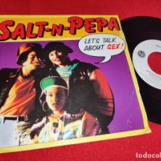 Dischi in vinile: SALT -N- PEPA LET'S TALK ABOUT SEX! + 7'' SINGLE 1991 FFRR GERMANY ALEMANIA