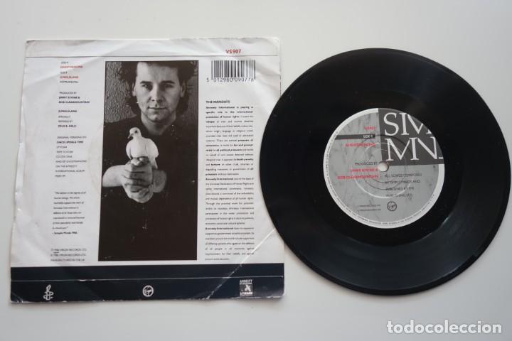 Discos de vinilo: SIMPLE MINDS: Ghostdancing. Single vinilo 7&rdquo; original UK - Foto 2