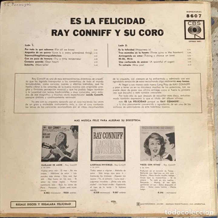 Discos de vinilo: LP argentino de Ray Conniff y su Coro a&ntilde;o 1966 (2) - Foto 2