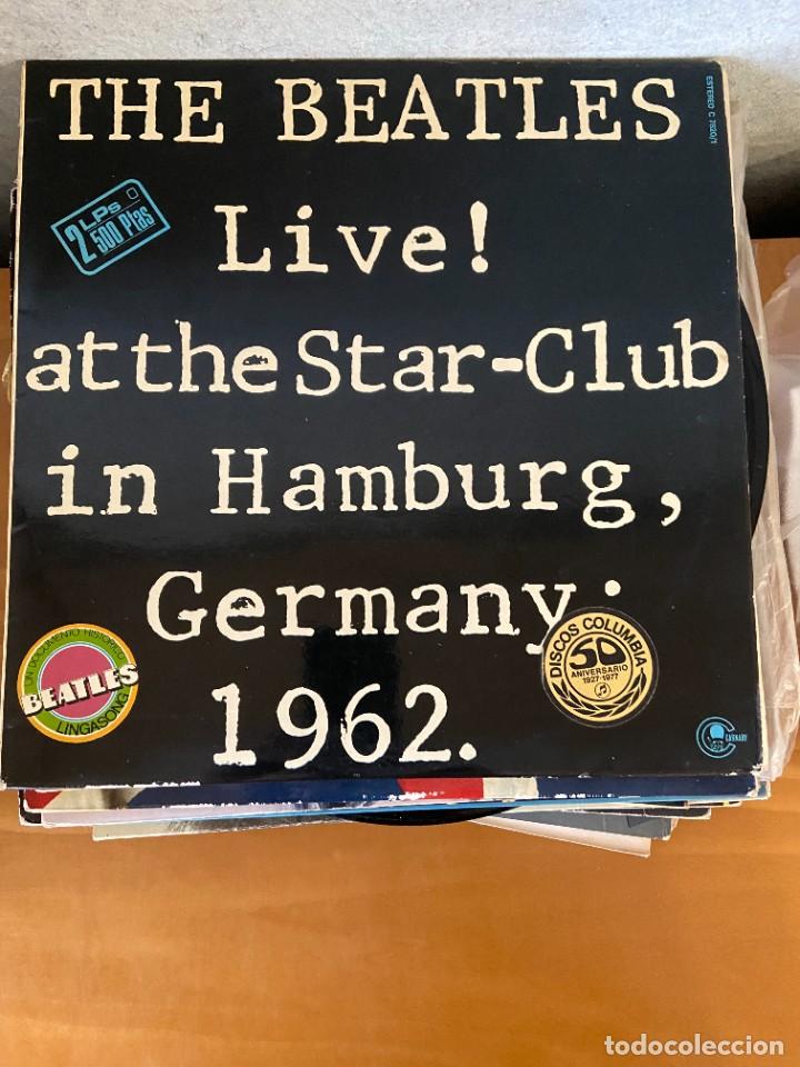Discos de vinilo: THE BEATLES LIVE HAMBURGO 1962 - Foto 1