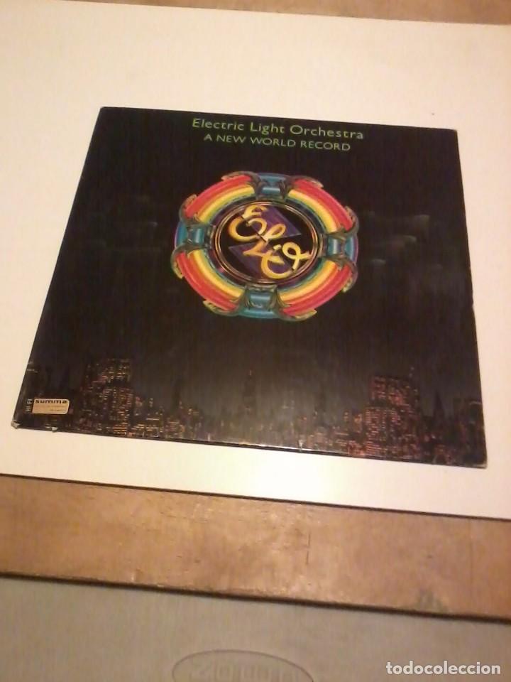 Discos de vinilo: Electric Light Orchestra LP A new World Record Esp.1978 - Foto 1