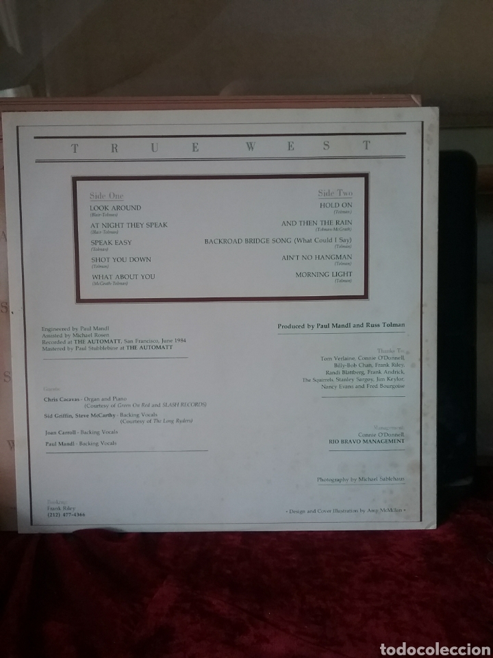 Discos de vinilo: TRUE WEST 1984 ZIPPO Records - Foto 4
