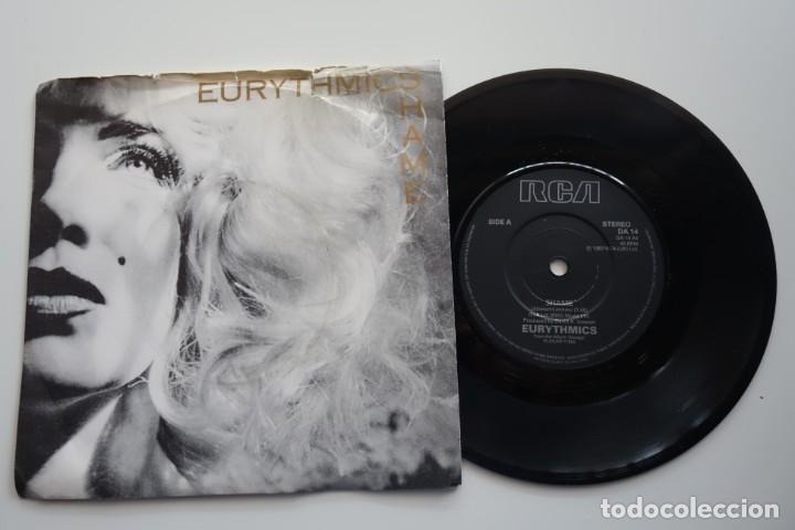 Discos de vinilo: EURYTHMICS: Shame. Single vinilo 7&rdquo; Original UK - Foto 1
