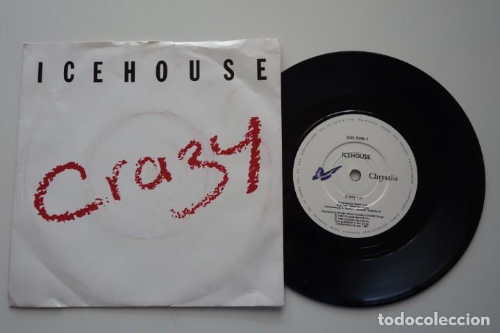 Discos de vinilo: ICEHOUSE: Crazy. Single vinilo 7&rdquo; Original UK - Foto 1