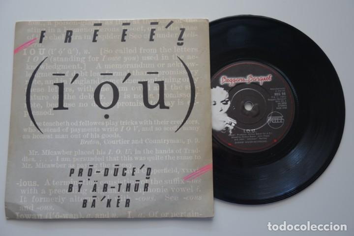 Discos de vinilo: FREEE'Z: I O U. Single vinilo 7&rdquo; Original UK
