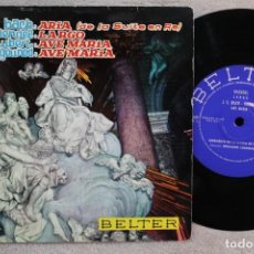 Discos de vinilo: J.S.BACH ARIA DE LA SUITE EN RE SHUBERT AVE MARIA SINGLE VINYL MADE IN SPAIN 1961. Lote 247598860