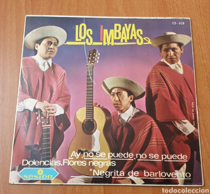 Discos de vinilo: EP LOS IMBAYAS - Dolencias/+3 (España - Sesión - 1967) Rare Ecuador Joropo Folk - Foto 1 - 247614000