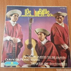 Discos de vinilo: EP LOS IMBAYAS - DOLENCIAS/+3 (ESPAÑA - SESIÓN - 1967) RARE ECUADOR JOROPO FOLK. Lote 247614000