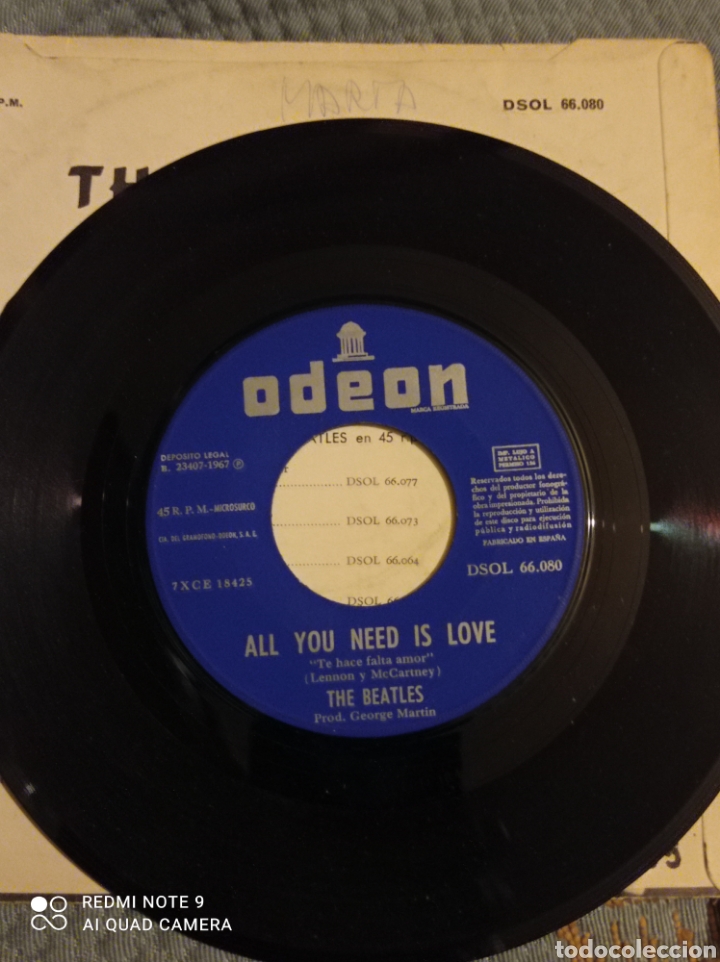 Discos de vinilo: Discos de vinilo de los the beatles en buen estado - Foto 3