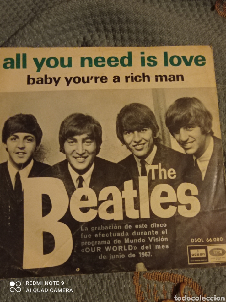 Discos de vinilo: Discos de vinilo de los the beatles en buen estado - Foto 1