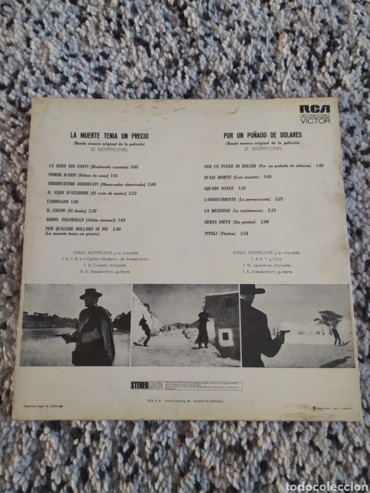 Discos de vinilo: LP Ennio Morricone - Foto 2
