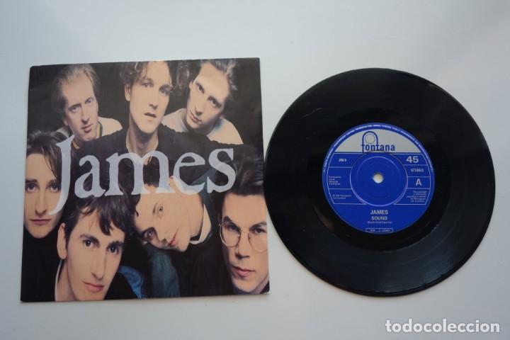 Discos de vinilo: JAMES: Sound. Single vinilo 7&rdquo; Original UK - Foto 1