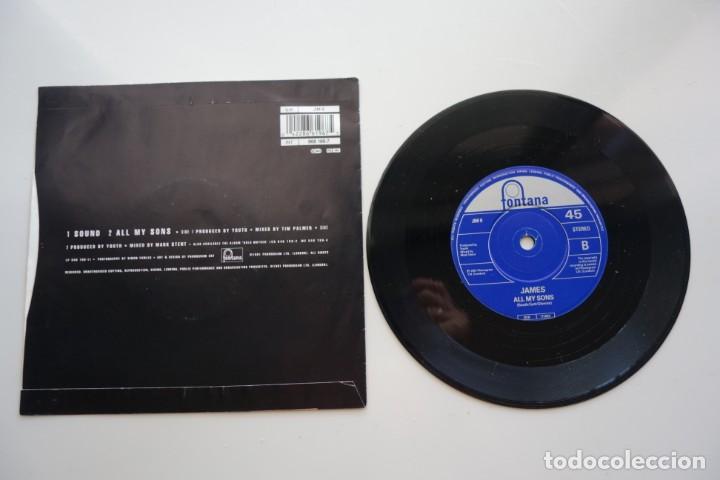 Discos de vinilo: JAMES: Sound. Single vinilo 7&rdquo; Original UK - Foto 2