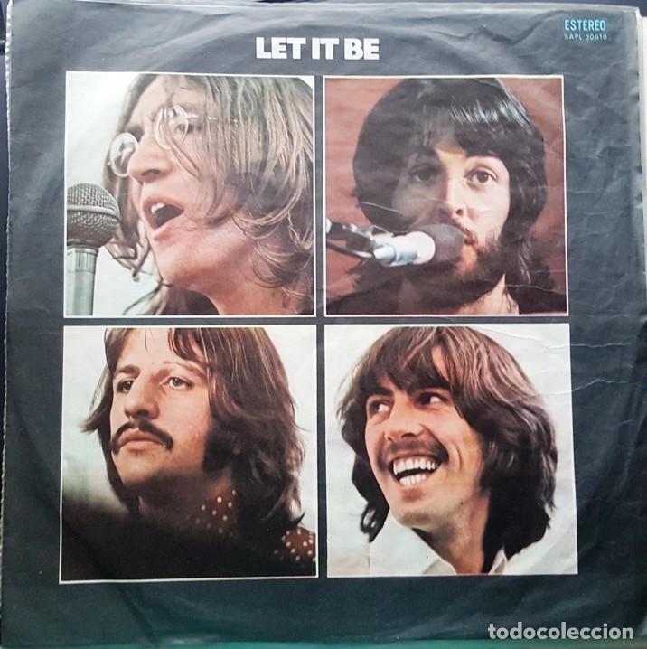 Discos de vinilo: 1970 LOS BEATLES LET IT BE DEJALO SER LP VINILO APLE RECORDS SAPL 30510 TAPAS NO ORIGINALES