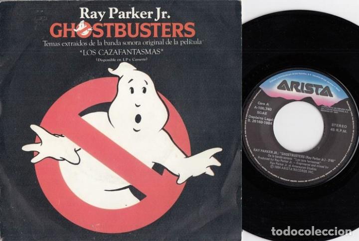 Discos de vinilo: RAY PARKER JR - GHOSTBUSTERS - SINGLE DE VINILO EDICION ESPA&Ntilde;OLA C-58