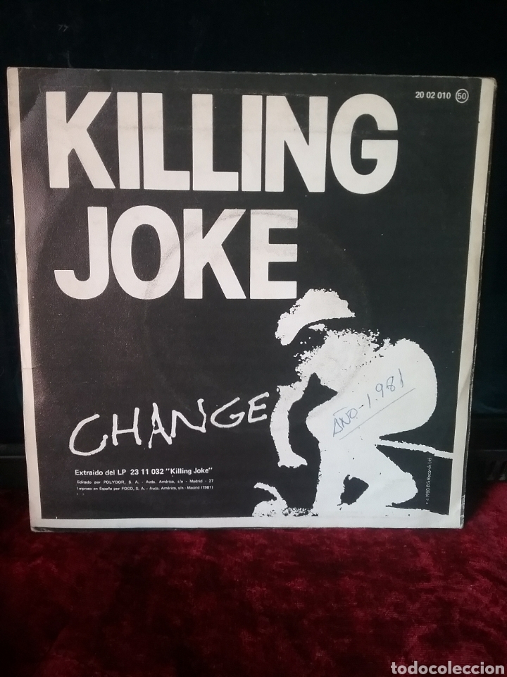 Discos de vinilo: KILLING JOKE 1982 Polydor Spain - Foto 2