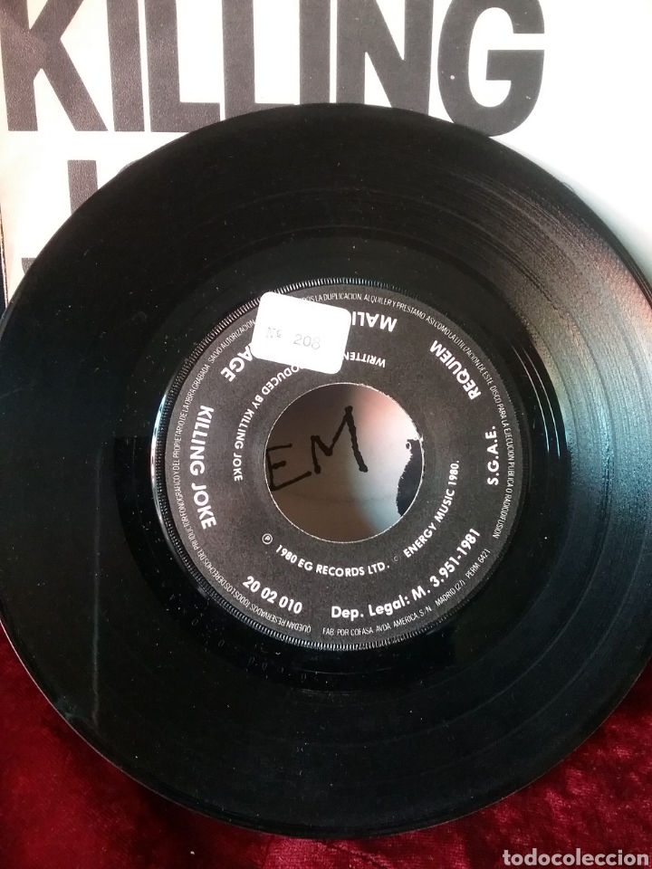 Discos de vinilo: KILLING JOKE 1982 Polydor Spain - Foto 3