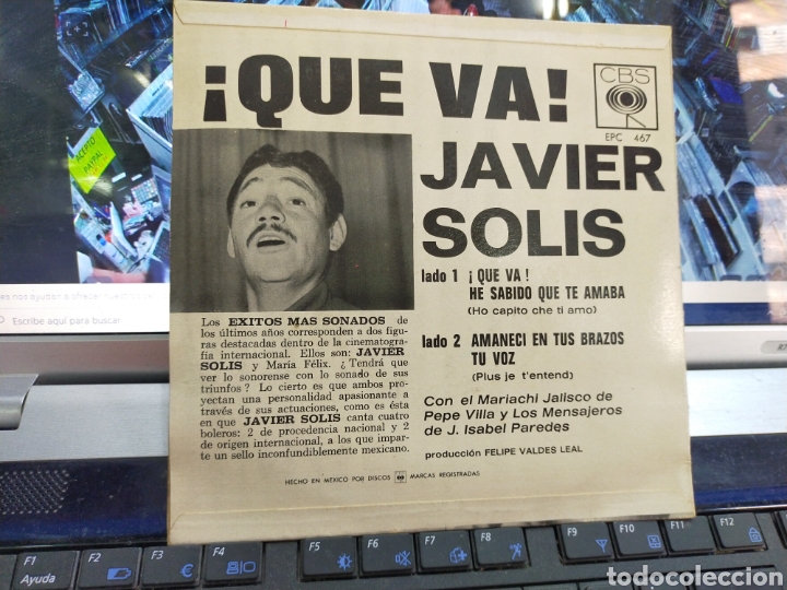 Discos de vinilo: Javier Sol&iacute;s EP que va! + 3 M&eacute;xico 1965 - Foto 2