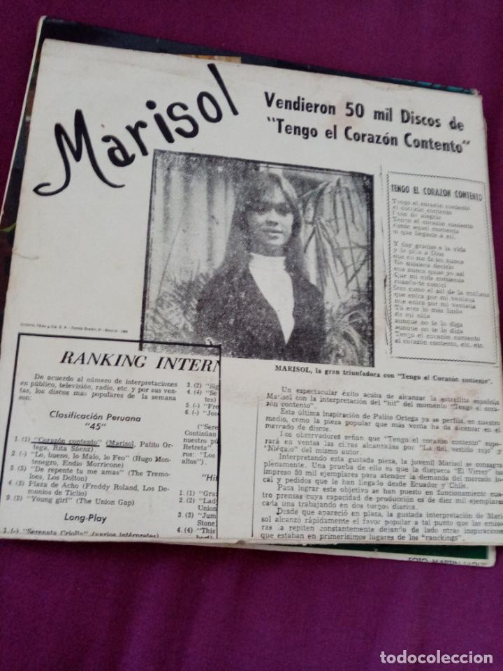 Discos de vinilo: Marisol coraz&oacute;n contento - Foto 2
