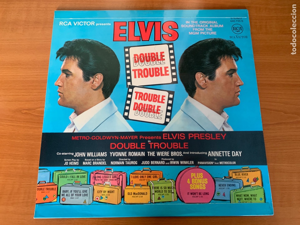 Discos de vinilo: Elvis - Double Trouble - Foto 2