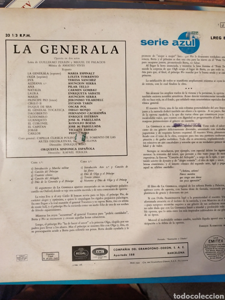Discos de vinilo: Amadeo vives la generala - Foto 2