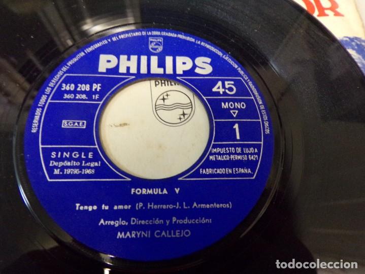 Discos de vinilo: ESTAMOS LIQUIDANDO. disco FORMULA V - TENGO TU AMOR - Foto 4