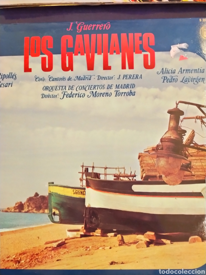 Discos de vinilo: Jacinto guerrero los gavilanes disco vinilo - Foto 1