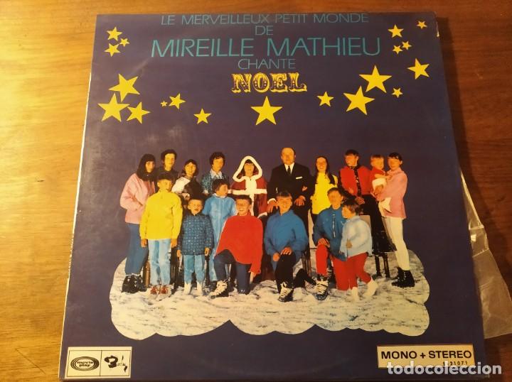 Discos de vinilo: MIREILLE MATHIEU - Chant&eacute; N&ouml;el ************** RARO LP ESPA&Ntilde;OL 1968 - Foto 1