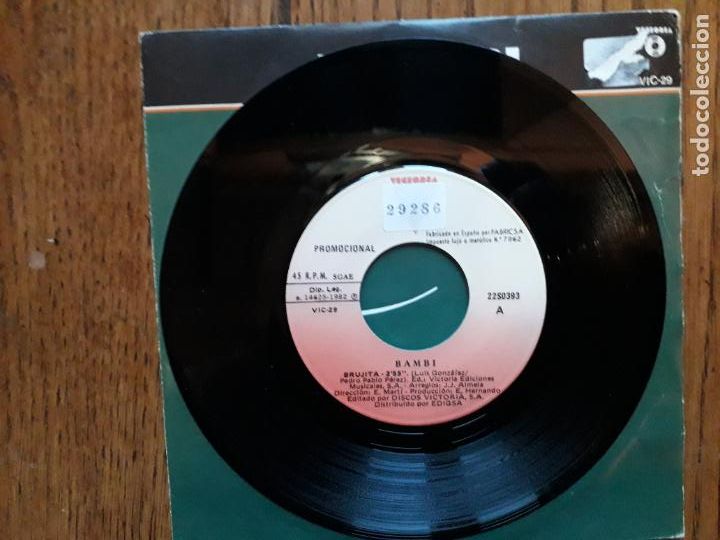 Discos de vinilo: Bambi - brujita + cara de &Aacute;ngel - Foto 4