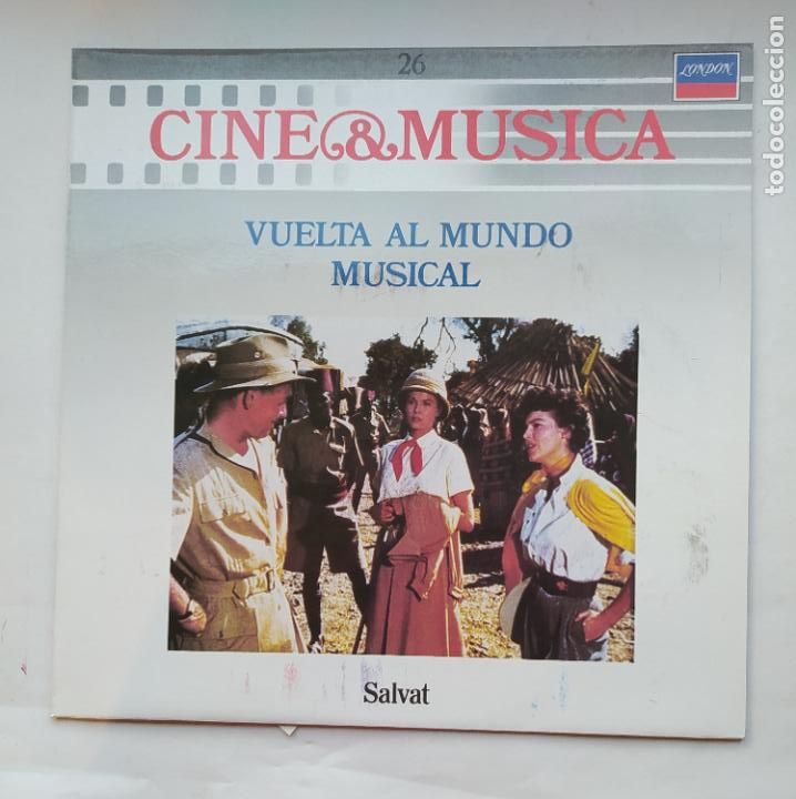 Vinyl-Schallplatten: CINE & MUSICA N&ordm; 26. VUELTA AL MUNDO MUSICAL. SALVAT LP. TDKDA67