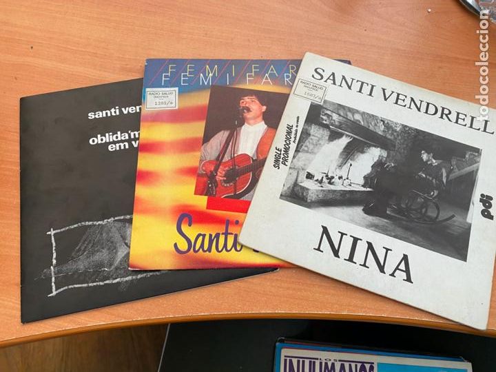 Dischi in vinile: SANTO VENDRELL LOTE (OBLIDA'M SI NO EN VOLS + FEM I FAREM + NINA) SINGLE ESPA&Ntilde;A PROMO (EPI21)