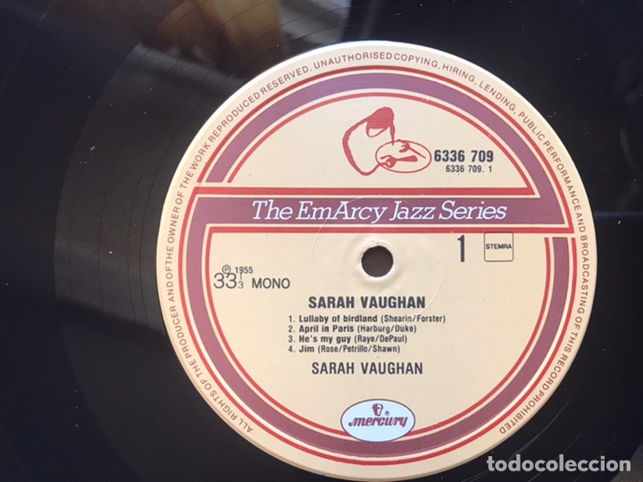 Discos de vinilo: Sarah Vaughan - Foto 4