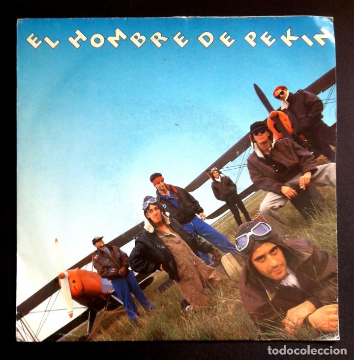 Disques de vinyle: EL HOMBRE DE PEKIN - No Me Pidas M&aacute;s / Algo Anda Mal - SINGLE 1987 - BLAU