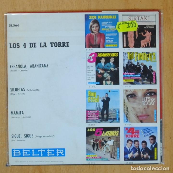 Discos de vinilo: LOS 4 DE LA TORRE - MAMITA + 3 - EP - Foto 3