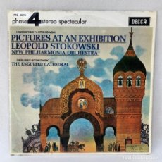 Discos de vinilo: LP - VINILO LEOPOLD STOKOWSKI / NEW PHILHARMONIA ORCHESTRA - PICTURES AT AN EXHIBITION - 1967. Lote 248280820