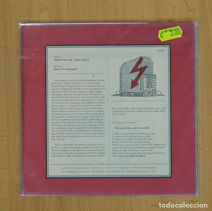 Discos de vinilo: THE IN / HUMANITY - MODERN HATE VIBE + 3 - EP - Foto 3