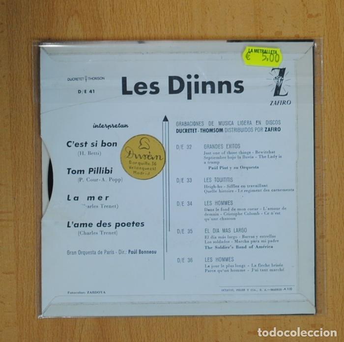 Discos de vinilo: LES DJINNS - C&acute;EST SI BON + 3 - EP - Foto 3