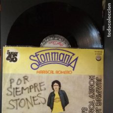 Discos de vinilo: MARISCAL ROMERO STONMANIA (SATISFECHO ) ROLLINGS STONES COVER MAXI SINGLE ESPAÑA 1978 PEPETO