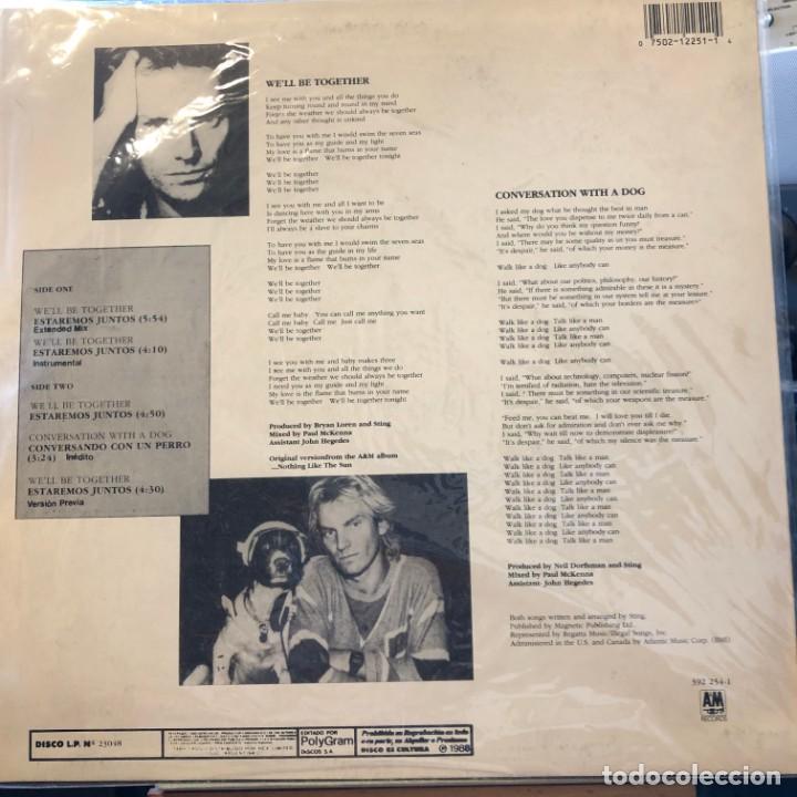 Discos de vinilo: Maxi single argentino de Sting a&ntilde;o 1987 - Foto 2