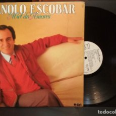 Discos de vinilo: MANOLO ESCOBAR (MIEL DE AMORES) LP ESPAÑA 1985 PROMO RCA PEPETO