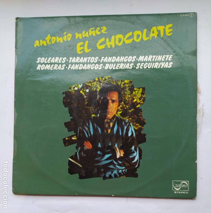 Discos de vinilo: ANTONIO NU&Ntilde;EZ. EL CHOCOLATE. LP. TDKLP19 - Foto 1